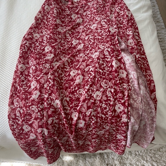 Resa skirt set— red and white. Worn once - Picture 2 of 4